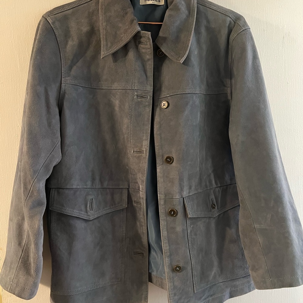 Rolla’s Blue Suede Worker Jacket - image 2